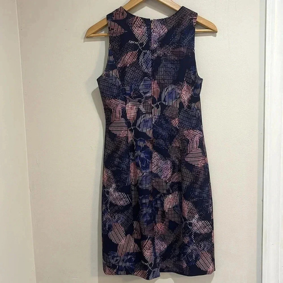 Rebecca Taylor Sonic Garden Multicolor Sleeveless Dress Sz 2 - Picture 4 of 9